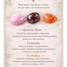 kit de cristais naturais para o amor