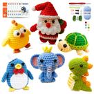 Kit de Crochê LIVIKEY Estilo Woobles para Iniciantes com Fio