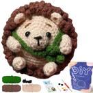 Kit De Crochê Ouriço Fofo: Pacote De Materiais DIY Para Bichos De Pelúcia - Presente De Aniversário