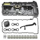 Kit de Cubierta de Válvula del Motor MITZONE N52 con Tapa de Aceite y Manguera PCV para BMW Kit de Cubierta de Válvula del Motor MITZONE N52 con Tapa de Aceite y Manguera PCV para BMW