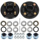 Kit de cubo de reboque Saree 4 Lug 2000 libras serve para eixos de 1" e 1,06"