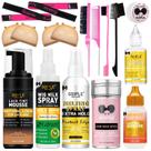 Kit de cuidado de perucas Goiple Lace Tint Mousse Spray de leite para perucas 100ml