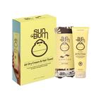 Kit de Cuidados Capilares Sun Bum Creme Air Dry 177 ml e Toalha Kit de Cuidados Capilares Sun Bum Creme Air Dry 177 ml e Toalha