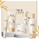 Kit de Cuidados com a Pele LAIKOU Rice Cleanser Toner Serum 5 peças