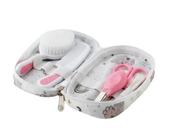 Kit De Cuidados E Higiene Do Bebê Recém Nascido Estojo Necessaire com 5 Itens para Cuidados