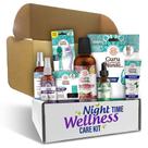 Kit de Cuidados Noturnos GuruNanda Enxágue Bucal com Ashwagandha, Creme Dental com Hidroxiapatita, Spray de Magnésio, Escova de Dentes, Fio Dental com Palito, Óleo de Vitamina E e Spray para Dormir Kit de Cuidados Noturnos GuruNanda Enxágue Bucal com Ashwagandha, Creme Dental com Hidroxiapatita, Spray de Magnésio, Escova de Dentes, Fio Dental com Palito, Óleo de Vitamina E e Spray para Dormir
