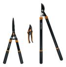 Kit de Cuidados para Árvores e Arbustos Fiskars 3 Peças: Tesoura de Poda, Tesoura para Cerca Viva e Podador Kit de Cuidados para Árvores e Arbustos Fiskars 3 Peças: Tesoura de Poda, Tesoura para Cerca Viva e Podador