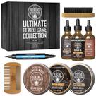 Kit de Cuidados para Barba Viking Revolution Ultimate Óleo Bálsamo Escova