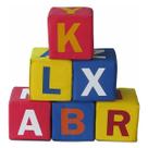 Kit de dados espumados de letras alfabeto c/ 6 peças - ldm - 4