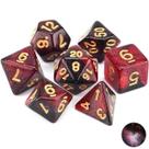 Kit de dados RPG D&ampD Coloridos
