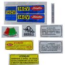Kit de Decalque do Microtrator Tobatta M140 14Hp