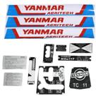 Kit de Decalque Yanmar TC11 TC14 Paralelo
