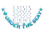 Kit de decoração American Greetings Mermaid Suprimentos para festas