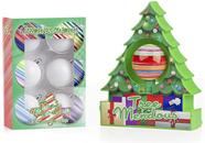 Kit de decoração de enfeites de árvore de Natal Treemendous