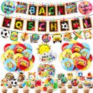 Kit de decoração de festa de volta às aulas com 3 balões de alumínio