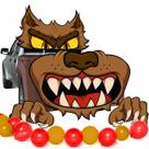 Kit de decoração de festa JOYIN Halloween Werewolf Car Decor Set