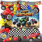 Kit de decoração de festa Monster Huge Truck Birthday Party
