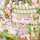Kit de decoração de festa Vistico 154 PCS Winnie Baby Shower Pink Kit de decoração de festa Vistico 154 PCS Winnie Baby Shower Pink