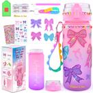 Kit de decoração de garrafas de água ASIOWELY para meninas de 4 a 12 anos