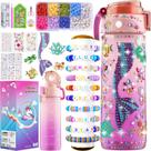 Kit de decoração de garrafas de água BOOH para meninas de 4 a 12 anos com artesanato