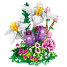 Kit de decoração de vasos DIY Building Block Romantic Lily Flower
