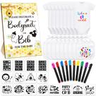Kit de decoração DIY Chuarry, 43 peças, babador e macacão
