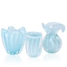 Kit De Decoração Em Murano Make Azul Bebê Kit De Decoração Em Murano Make Azul Bebê