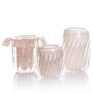 Kit De Decoração Em Murano Vasos Jade Rosa