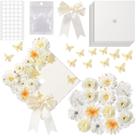 Kit de Decoração para Capelo de Formatura MotiMind 41 Peças Bege