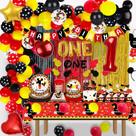Kit de Decoração para Festa XXDecor 224 Peças para Aniversário de 1 Ano de Menino Kit de Decoração para Festa XXDecor 224 Peças para Aniversário de 1 Ano de Menino