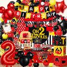 Kit de Decoração para Festa ZDHOOKAN 143 Peças para 2º Aniversário Kit de Decoração para Festa ZDHOOKAN 143 Peças para 2º Aniversário