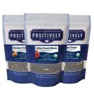 Kit de degustação de chá preto orgânico Organic Positively Tea 113 g, 3 unidades Kit de degustação de chá preto orgânico Organic Positively Tea 113 g, 3 unidades