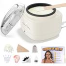 Kit de Depilação AUZEAL Mini para Remoção de Pelos Faciais com Aquecimento Rápido USB