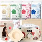 Kit de depilação digital KOTAMU com pote de silicone para pele sensível