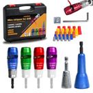 Kit de desencapador de fios para furadeira Luckyway 8-14 AWG, 4 peças