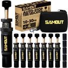 Kit de Desinflado de Pneus SAMOUT Ajustável 10-30 PSI, 8 peças Kit de Desinflado de Pneus SAMOUT Ajustável 10-30 PSI, 8 peças