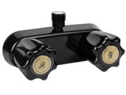 Kit de desvio de válvula de banho RV Faucet Awelife 4" preto