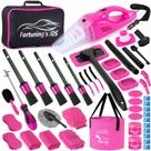 Kit de detalhamento de carros Fortuning's JDS Interior Cleaner 47PCS