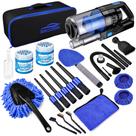 Kit de detalhamento de carros NIKCOSMK Interior Cleaner com aspirador 17 unidades