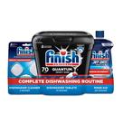 Kit de Detergente para Lava-louças Finish Quantum 70 Cápsulas