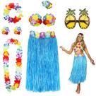 Kit de Disfraz de Falda Hula PHOGARY para Fiesta Luau en Hawái para Mujeres