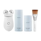 Kit de dispositivos faciais NuFace TRINITY+ Microcurrent com acessórios