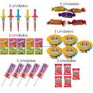 Kit de Doces + Espada Ninja para Criança 30 Doces no Total