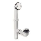 Kit de drenagem de banheira Danco Touch-Toe Chrome 1,5 polegadas