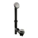 Kit de drenagem de resíduos de banho Westbrass 593144-07 Black Satin Nickel