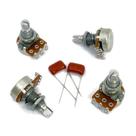 Kit de Elétrica Para Guitarra Tipo Les Paul LPBPA1 Potenciômetros Alpha Base Pequena