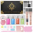 Kit de elevação e coloração de cílios Lomansa Lash Perm com cílios pretos Kit de elevação e coloração de cílios Lomansa Lash Perm com cílios pretos