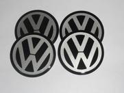 Kit de emblemas 4 pecas vw/58mm/bicos anti furtovw/parafusos vw