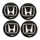 Kit de emblemas honda 58mm 4 pecas/bicos anti furto honda