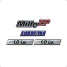 Kit De Emblemas Uno Mille Ep 1.0 I.e Adesivo Resinado - Fiat